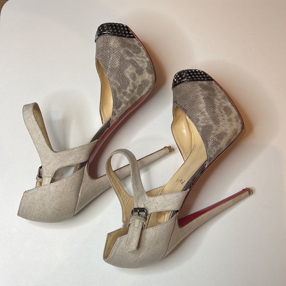 Christian Louboutin Boulima Heels Size 39 1/2 - Picture 3 of 15
